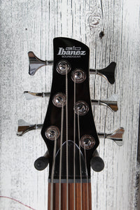 Ibanez Gio SR206 Bass 6 String Electric Bass Guitar Transparent Gray Flat