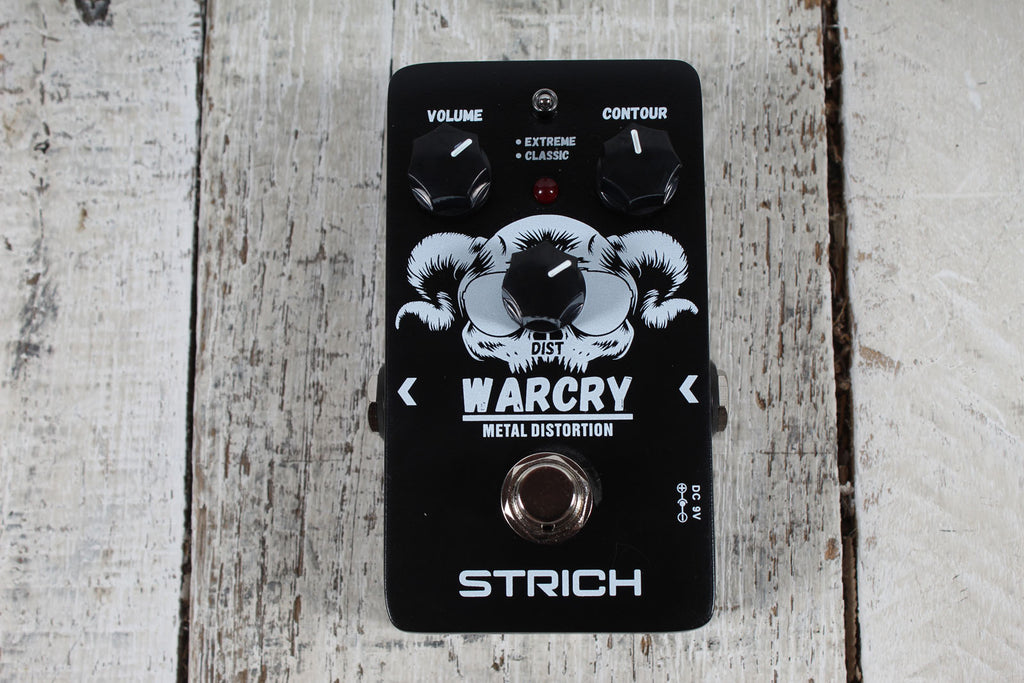 Strich Warcry Metal Distortion Pedal Electric Guitar Distortion Effects Pedal