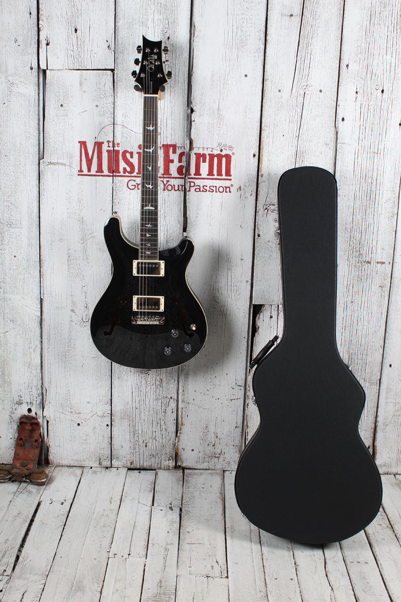 PRS SE Hollowbody Standard Piezo Electric Guitar Dog Hair Smokeburst with Case Secondary image