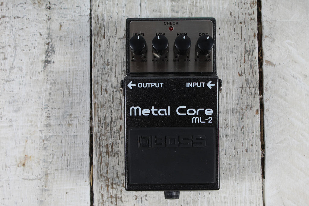 Boss ML-2 Metal Core Distortion Pedal Electric Guitar Distortion Effects Pedal