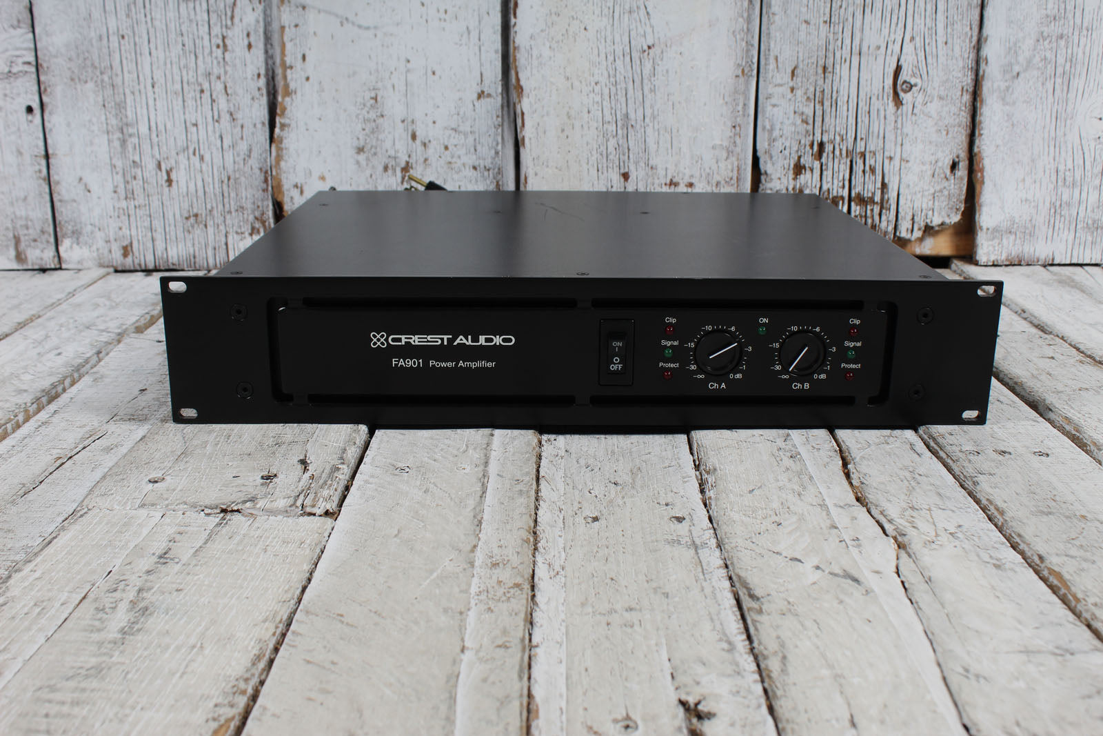 Crest Audio Vintage FA901 Power Amplifier 2 Channel Professional Power Amp Main image