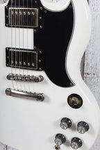Epiphone 2019 SG G-400 PRO Electric Guitar Alpine White Finish with Gig Bag
