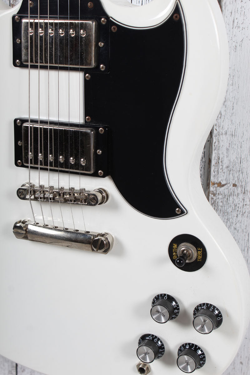 Epiphone 2019 SG G-400 PRO Electric Guitar Alpine White Finish with Gig Bag