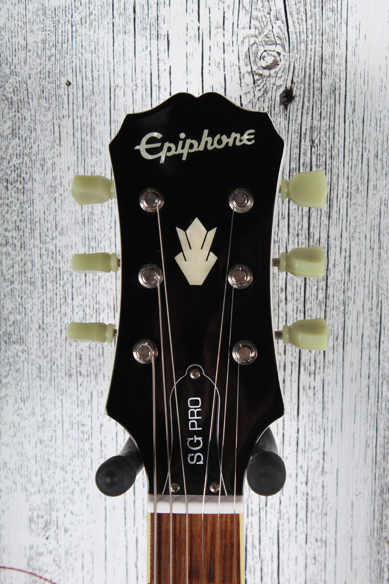 Epiphone 2019 SG G-400 PRO Electric Guitar Alpine White Finish with Gig Bag