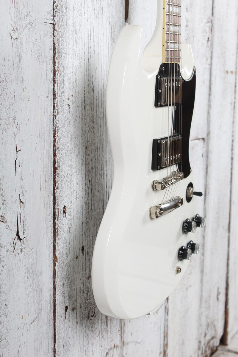Epiphone 2019 SG G-400 PRO Electric Guitar Alpine White Finish with Gig Bag