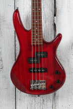 Load image into Gallery viewer, Ibanez MiKro GSRM20 4 String Electric Bass Guitar Transparent Red with Gig Bag