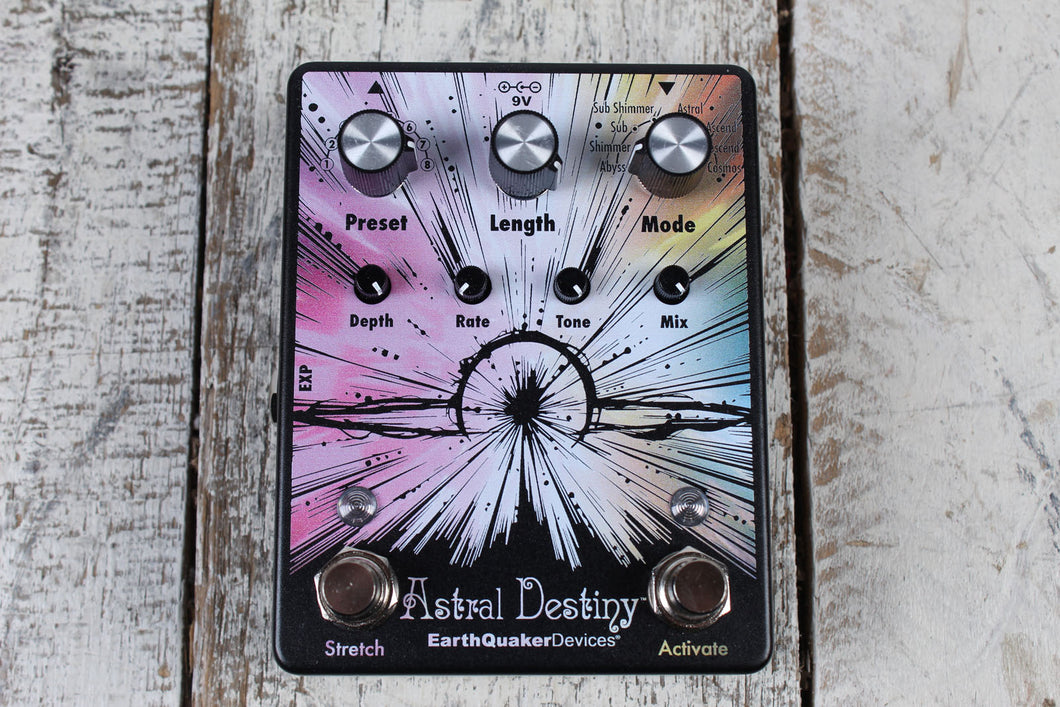 EarthQuaker Astral Destiny LTD Space Odyssey Octave Reverb Guitar Effects Pedal