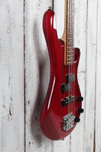 Load image into Gallery viewer, Ibanez MiKro GSRM20 4 String Electric Bass Guitar Transparent Red with Gig Bag