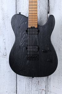 ESP LTD TE-1000 Solid Body Electric Guitar Seymour Duncan HH Black Blast Finish