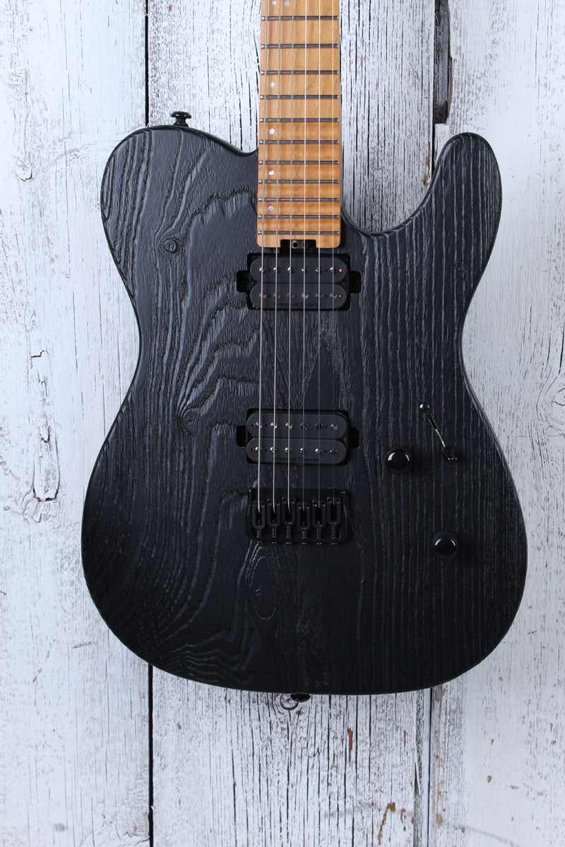 ESP LTD TE-1000 Solid Body Electric Guitar Seymour Duncan HH Black Blast Finish