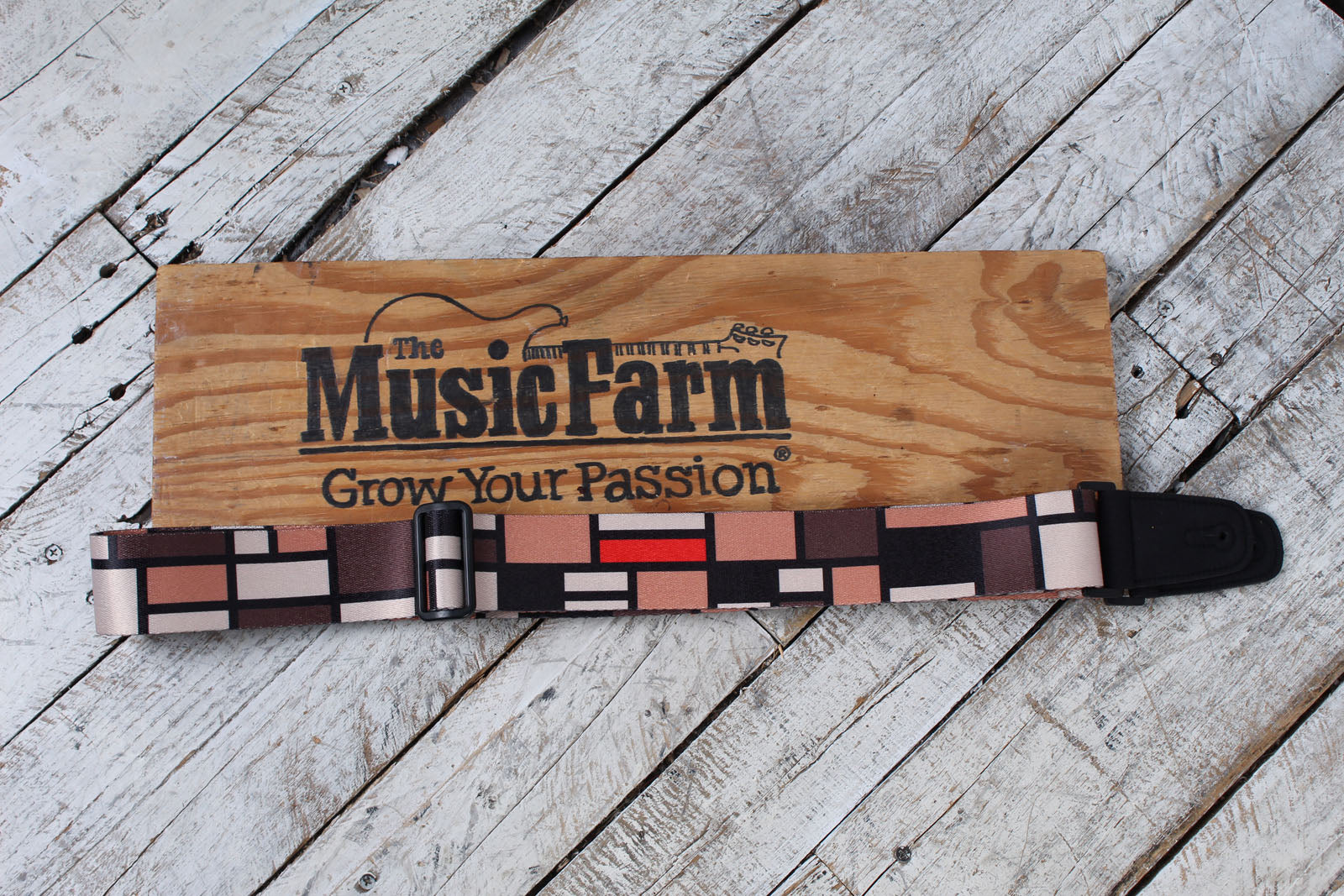 Henry Heller Artist Series Sublimation Guitar Guitar Strap Mondrian Secondary image