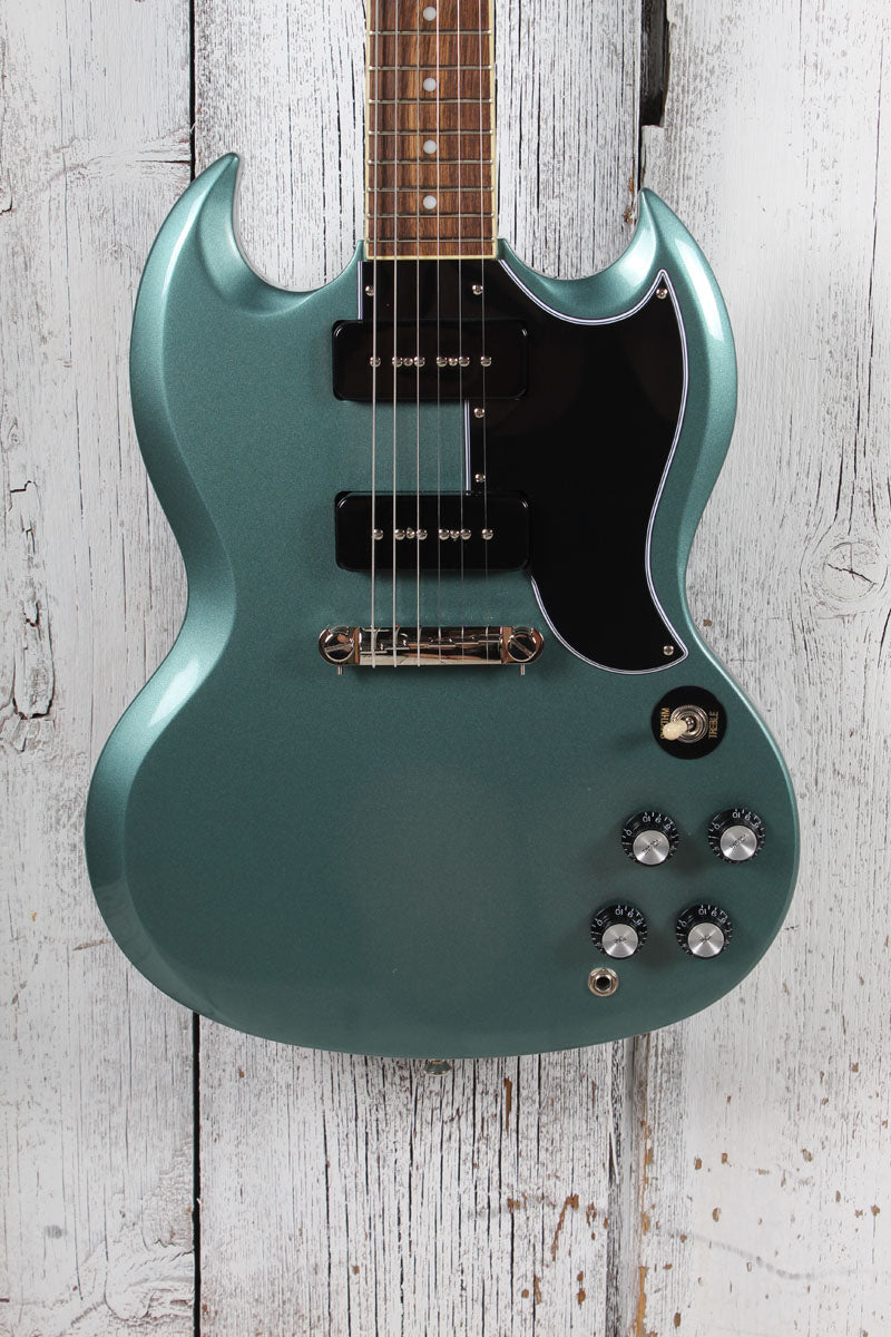 Epiphone 2021 SG Special P-90 Electric Guitar Faded Pelham Blue with Gig Bag