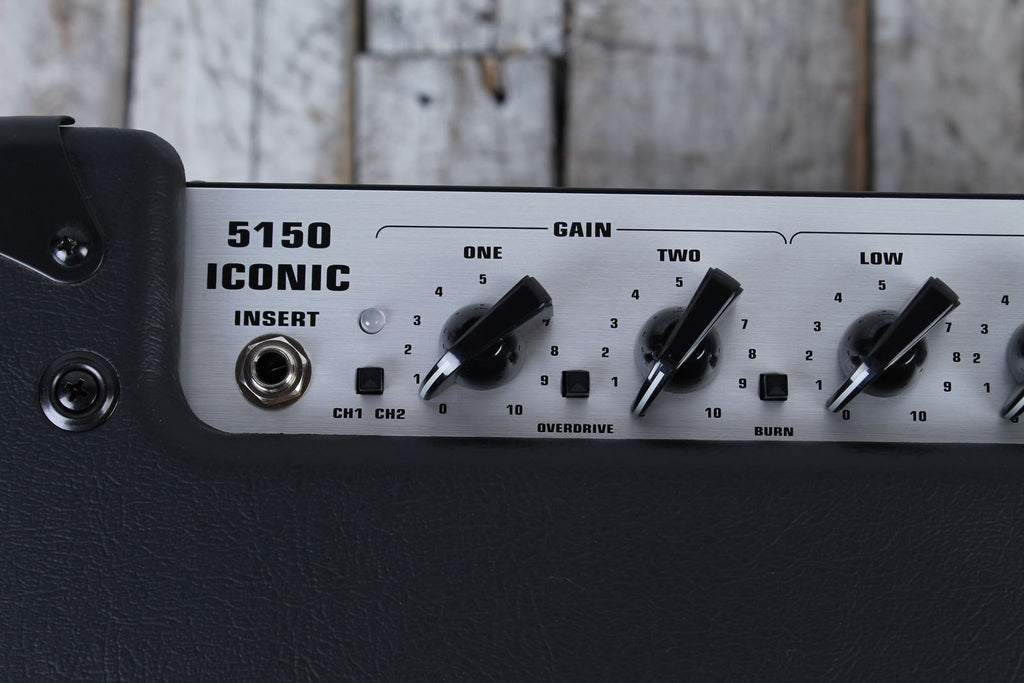 EVH 5150 Iconic Series 15 Watt Electric Guitar Combo Amplifier with Footswitch