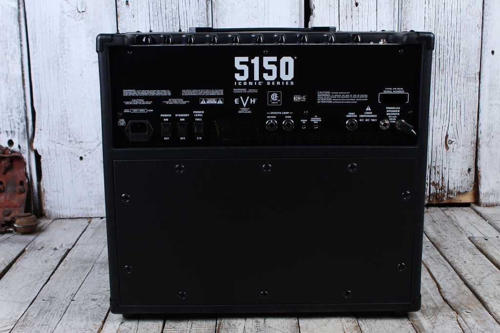 EVH 5150 Iconic Series 15 Watt Electric Guitar Combo Amplifier with Footswitch