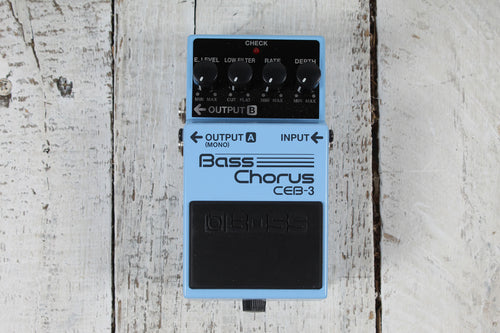 Boss CEB-3 Bass Chorus Effects Pedal Electric Bass Guitar Chorus Effects Pedal