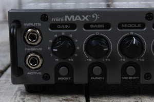 Peavey Mini Max 600 Electric Bass Guitar Amplifier Head 600 Watt Amp