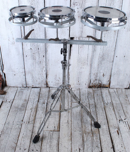 Remo Rototom 3 Piece Set Tom Set with 6 / 8 / 10 Inch Toms and Stand