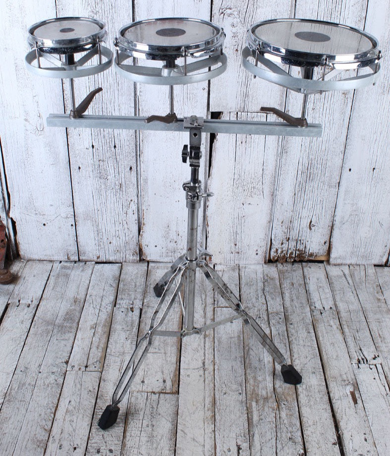 Remo Rototom 3 Piece Set Tom Set with 6 / 8 / 10 Inch Toms and Stand