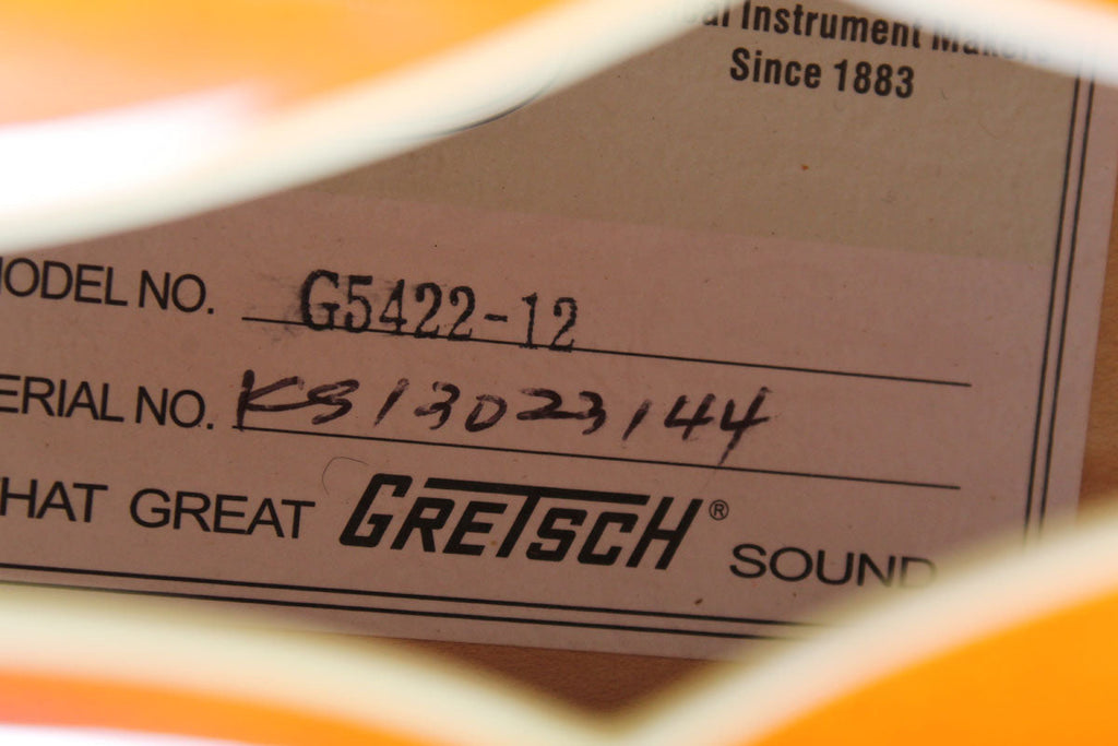 Gretsch 2013 G5422DC-12 Electromatic Hollow Body 12 String Electric Guitar with Case