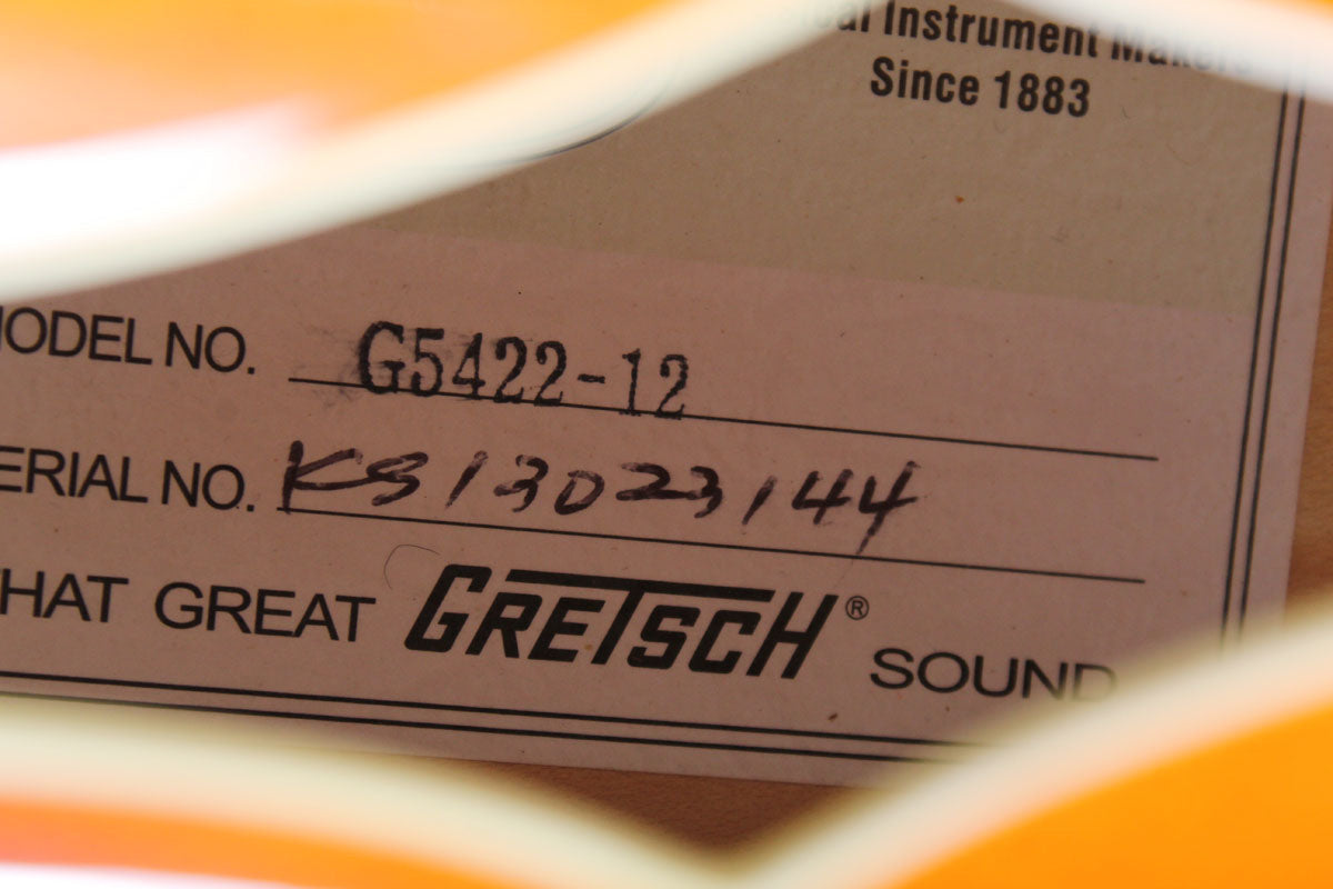 Gretsch 2013 G5422DC-12 Electromatic Hollow Body 12 String Electric Guitar with Case