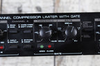 Alesis 3630 Dual Channel Audio Compressor Limiter RMS and Gate with Noise Gate