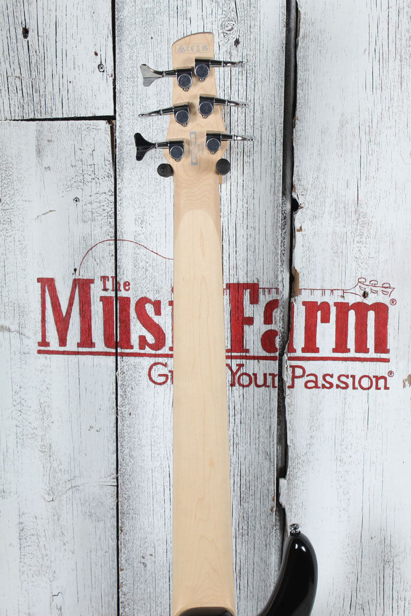 Ibanez GIO Soundgear GSR206 6 String Electric Bass Guitar Phat II EQ Black Gloss