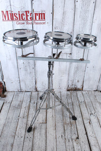 Remo Rototom 3 Piece Set Tom Set with 6 / 8 / 10 Inch Toms and Stand