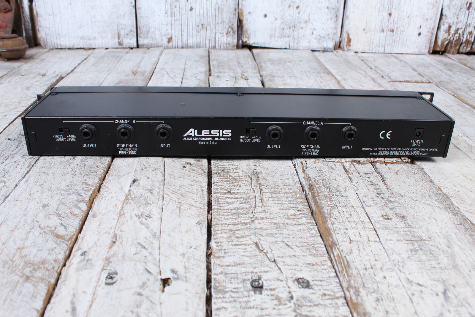 Alesis 3630 Dual Channel Audio Compressor Limiter RMS and Gate
