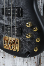 Load image into Gallery viewer, Ibanez SR300EDX 4 String Electric Bass Guitar Black Ice Frozen Matte