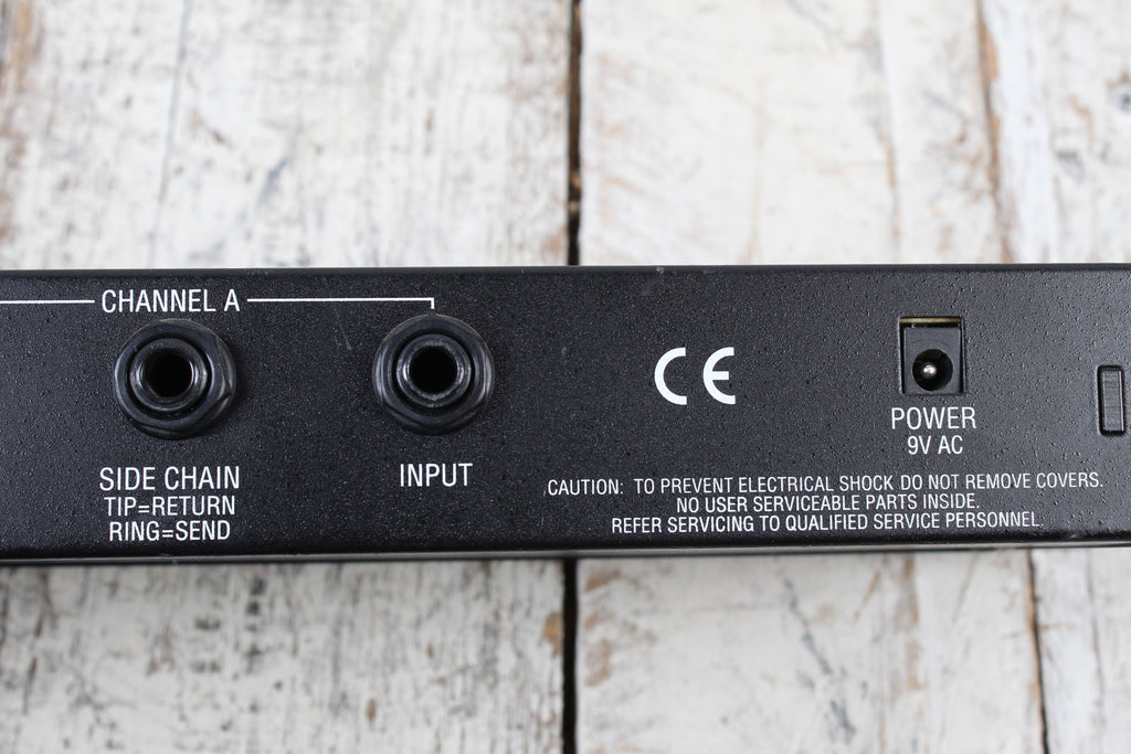 Alesis 3630 Dual Channel Audio Compressor Limiter RMS and Gate with Noise Gate