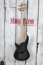 Load image into Gallery viewer, Ibanez SR300EDX 4 String Electric Bass Guitar Black Ice Frozen Matte