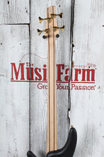 Load image into Gallery viewer, Ibanez SR300EDX 4 String Electric Bass Guitar Black Ice Frozen Matte