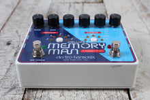 Load image into Gallery viewer, Electro-Harmonix Deluxe Memory Man 1100-TT Delay Pedal Electric Guitar Effects Pedal with Power Supply