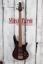 Load image into Gallery viewer, Ibanez SR305EDX 5 String Electric Bass Guitar Wine Red Frozen Matte Finish