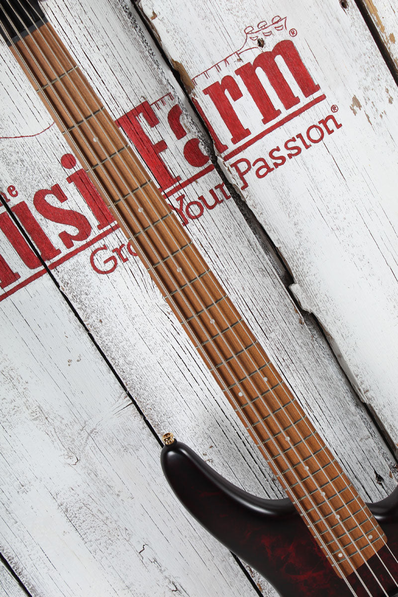 Ibanez SR305EDX 5 String Electric Bass Guitar Wine Red Frozen Matte Finish