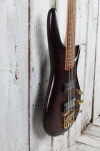 Ibanez SR305EDX 5 String Electric Bass Guitar Wine Red Frozen Matte Finish