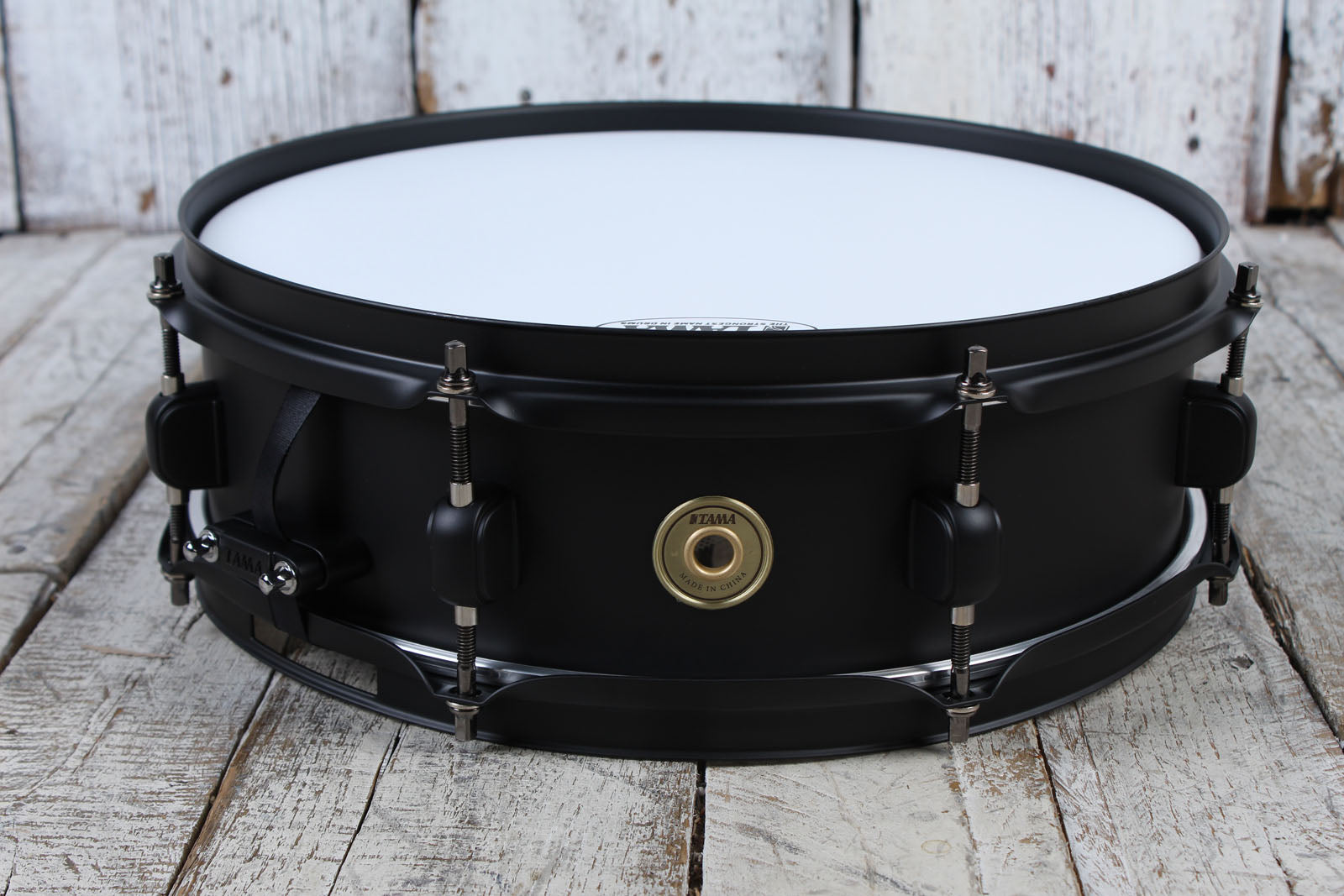 Tama Metalworks Steel Snare Drum 13 x 4 Snare Black/Black BST134BK