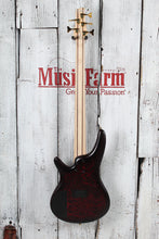 Load image into Gallery viewer, Ibanez SR305EDX 5 String Electric Bass Guitar Wine Red Frozen Matte Finish