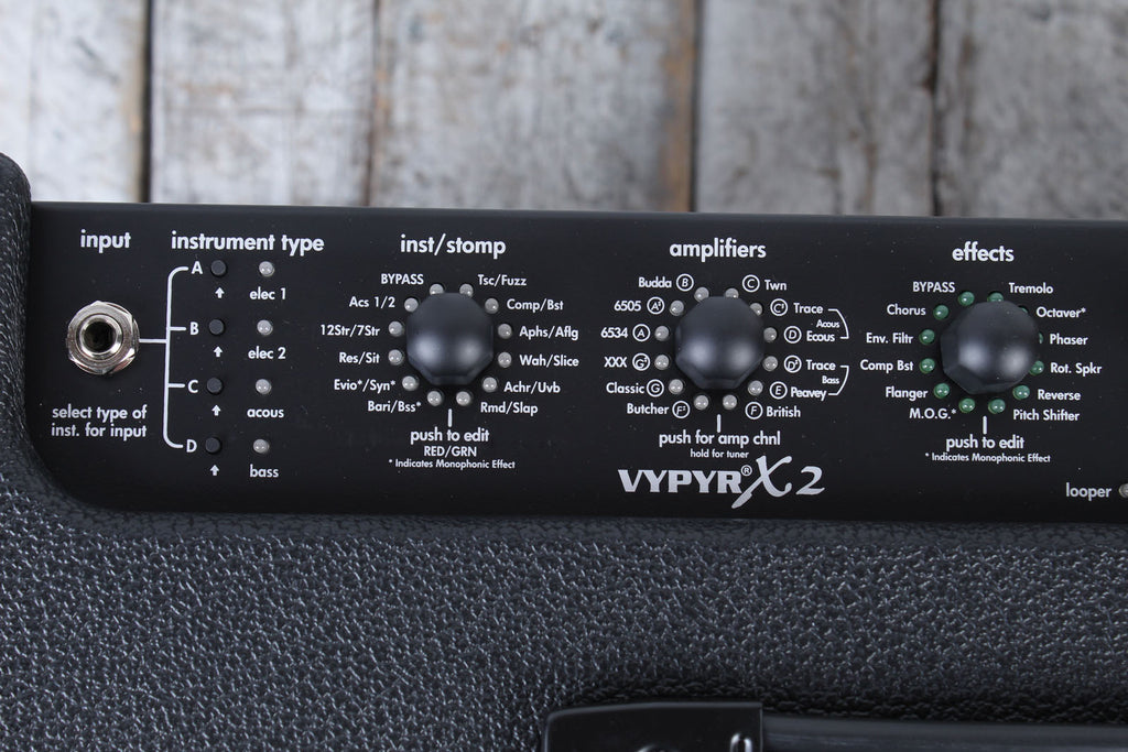 Peavey Vypyr X2 Electric Guitar / Bass / Acoustic Modeling Combo Amplifier