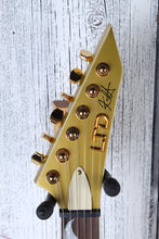 Load image into Gallery viewer, ESP LTD Kirk Hammett KH-V Electric Guitar Metallic Gold with Hardshell Case