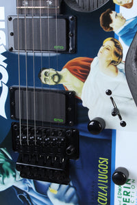 ESP LTD KH-WZ Kirk Hammett White Zombie Electric Guitar with Hardshell Case