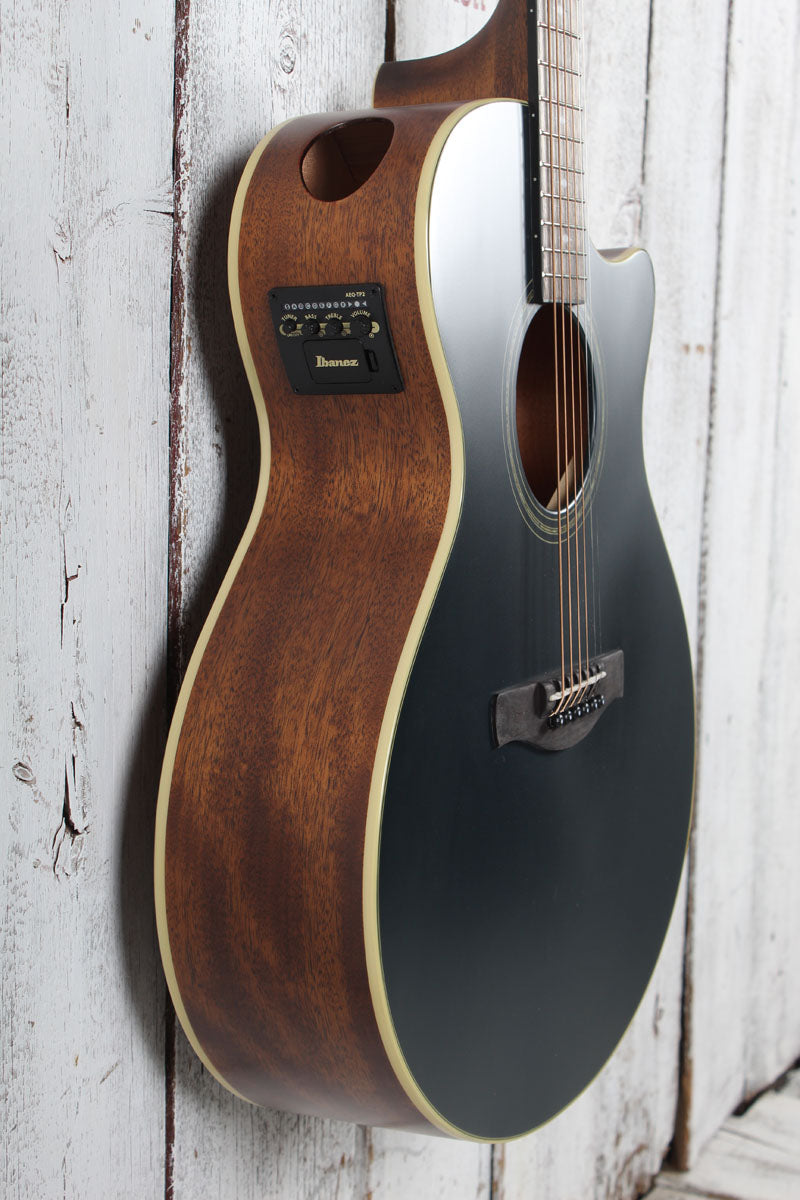 Ibanez AE Series AE100 Acoustic Electric Guitar Dark Tide Blue Flat Finish