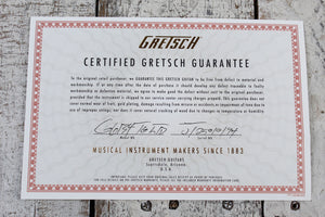 Gretsch G6134TG Limited Edition Paisley Penguin Electric Guitar w Hardshell Case