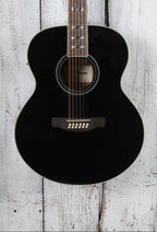 Ibanez AJ7012M1E Jumbo 12 String Acoustic Electric Guitar Black High Gloss