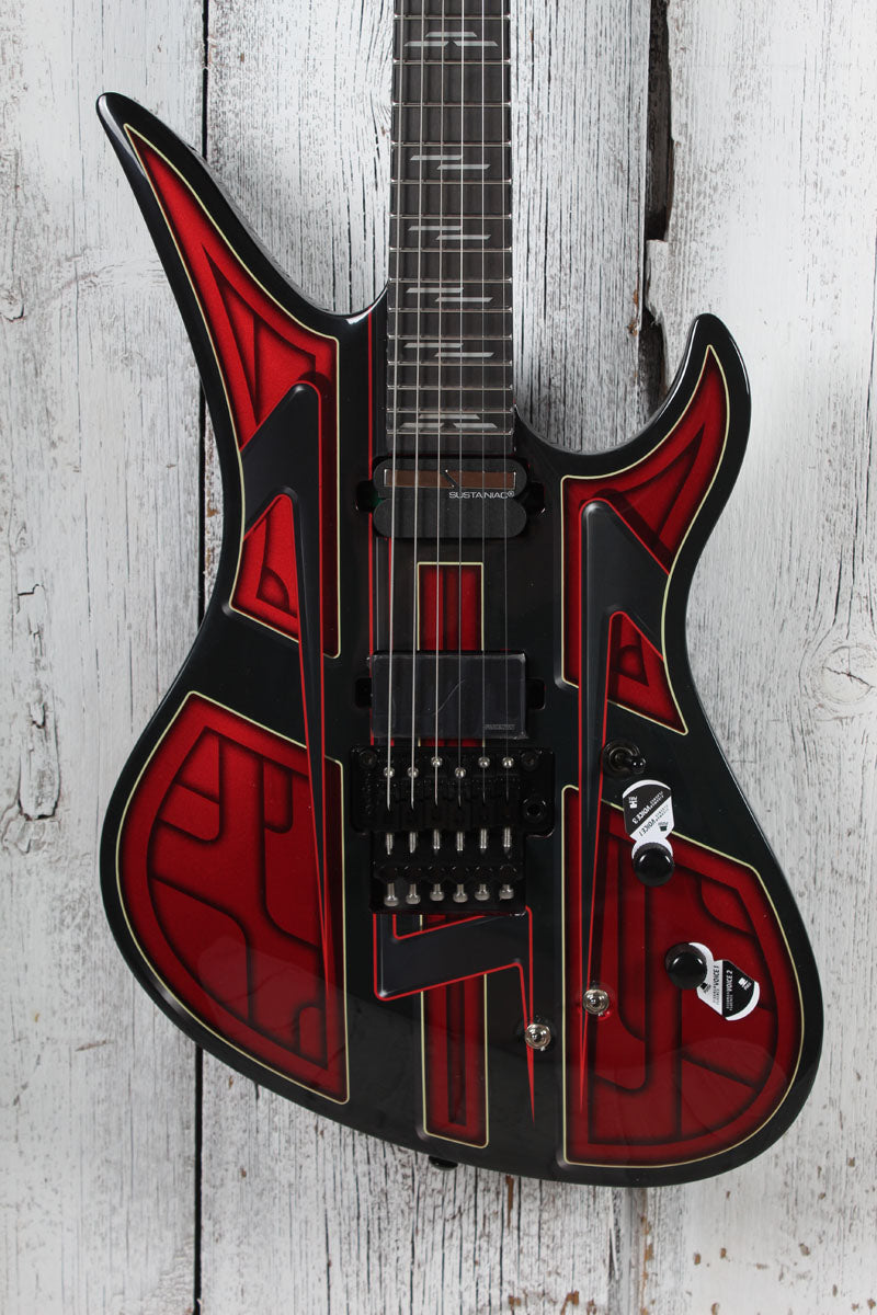 Schecter FR-S Przym Vespid Solid Body Electric Guitar Metallic Red Finish Main image