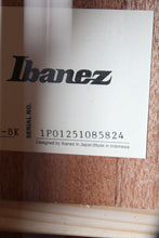 Load image into Gallery viewer, Ibanez AJ7012M1E Jumbo 12 String Acoustic Electric Guitar Black High Gloss