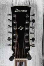 Load image into Gallery viewer, Ibanez AJ7012M1E Jumbo 12 String Acoustic Electric Guitar Black High Gloss