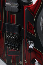 Schecter FR-S Przym Vespid Solid Body Electric Guitar Metallic Red Finish