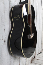 Ibanez AJ7012M1E Jumbo 12 String Acoustic Electric Guitar Black High Gloss