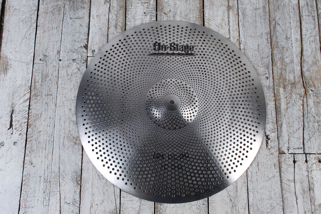 On-Stage LVCP5000 Low Volume Cymbal Pack HI-Hats Crash Ride Cymbal Pack